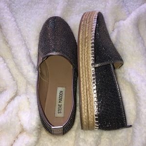 steve madden platform slip ons